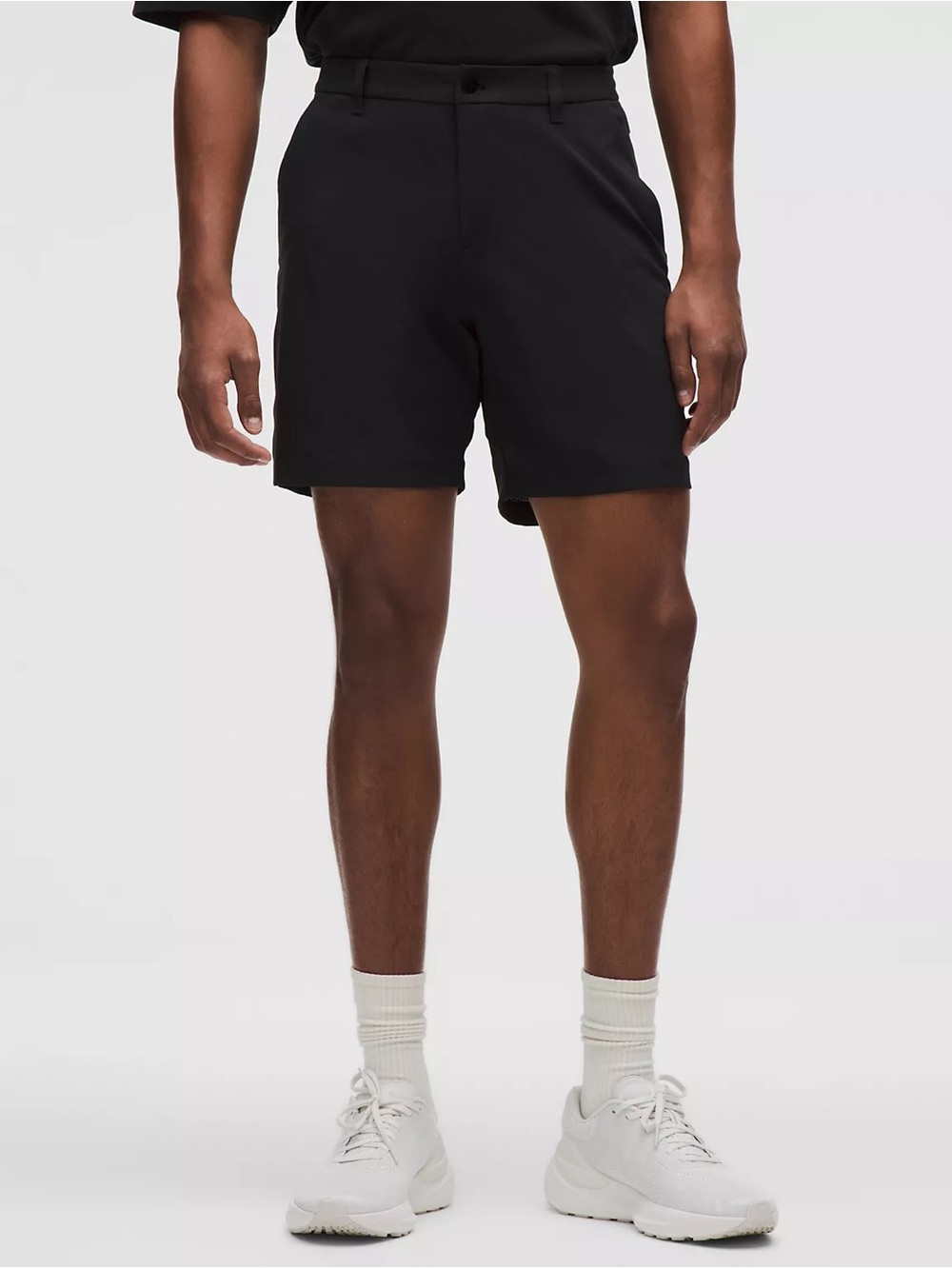 Lululemon Men’s ABC Black Classic-Fit Short 7” in Size 34